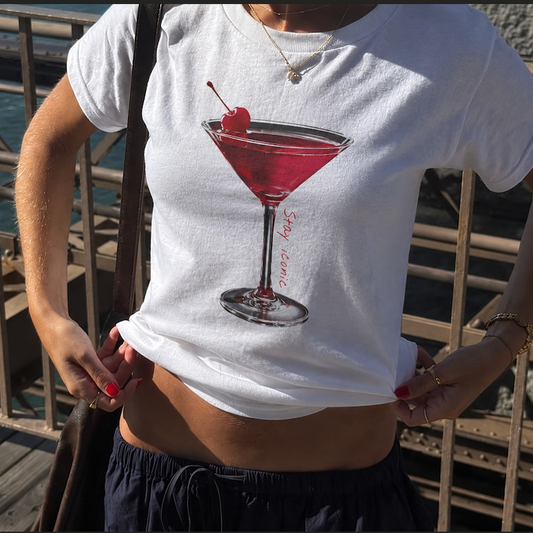 Cherry Martini Baby Tee