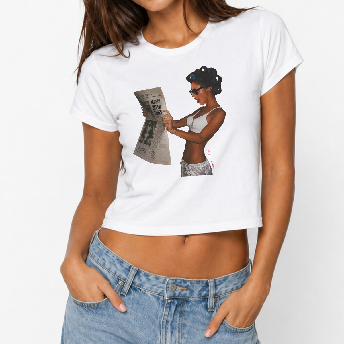 Iconic News Baby Tee